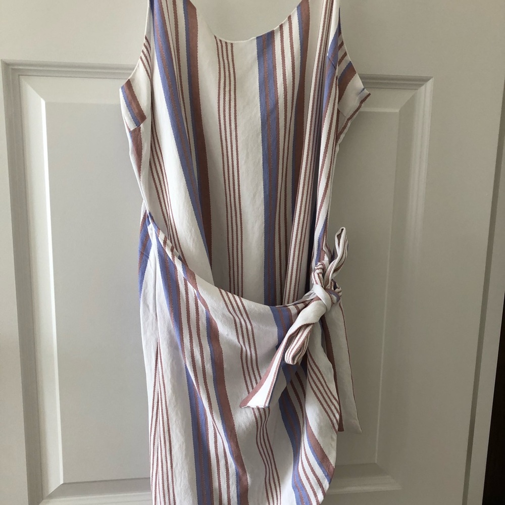 Vestique tie over mini dress